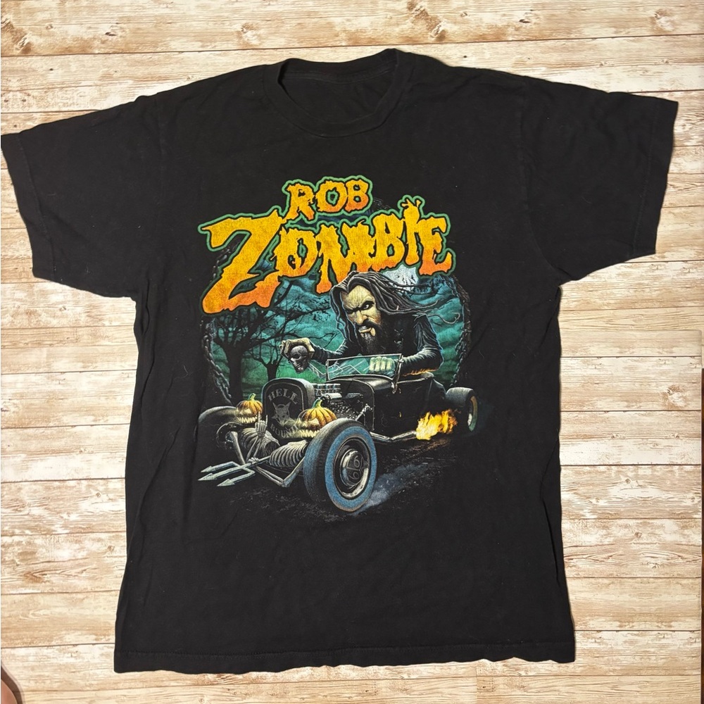 Black Rob Zombie Graphic T-Shirt